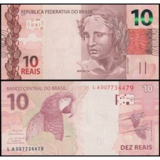 Brasil C-350 Fe 10 Reais 2019 LA Efígie da República