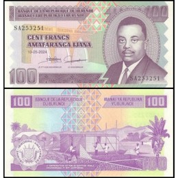 Burundi P-44c Fe 100 Francs 2024