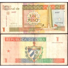 Cuba P-Fx37a Mbc 1 Peso 1994 Cuba P-Fx37a Mbc 1 Peso 1994