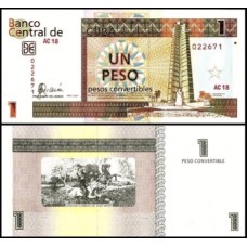 Cuba P-Fx46c Fe 1 Peso Convertible 2007 Cuba P-Fx46c Fe 1 Peso Convertible 2007