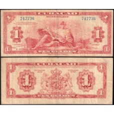 Curaçao P-35a.1 Bc 1 Gulden 1942