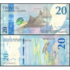 Curaçao & St Maarten P-2a Fe 20 Gulden 2025