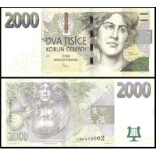 Czech Republic Tchéquia P-26a Fe 2.000 Korun 2007 Emmy Destinn