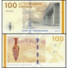 Denmark Dinamarca P-66c.1 Fe 100 Kroner 2013 Denmark Dinamarca P-66c.1 Fe 100 Kroner 2013