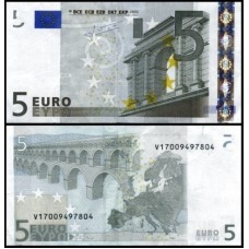 European Union P-8v Fe 5 Euros 2002 Espanha