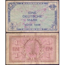 Germany Federal Republic Alemanha Ocidental P-2a Mbc 1 Deutsche Mark 1948