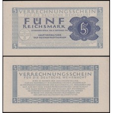Germany Alemanha P-M39 S/Fe 5 Reichsmark 1944