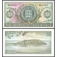 Guernsey P-45c Fe 1 Pound ND (1969)