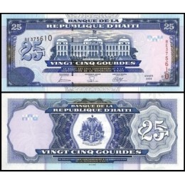 Haiti P-266b S/Fe 25 Gourdes 2004 