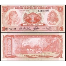 Honduras P-58 Fe 1 Lempira 1974