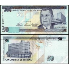Honduras P-94Ab Fe 50 Lempiras 2008
