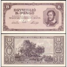 Hungary Hungria P-134 Fe 1.000.000 B.-pengö 1946