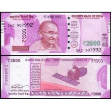 Índia P-116a Fe 2.000 Rupees 2016 Gandhi