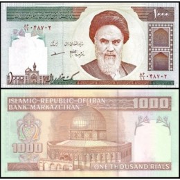Iran Irã P-143f Fe 1.000 Rials 2007 Ruhollah Khomeini