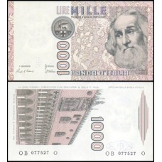Italy Itália P-109a.2 Fe 1.000 Lire 1983 Marco Polo
