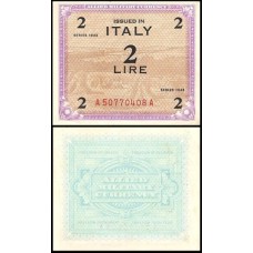Italy Itália P-M11a S/Fe 2 Lire 1943