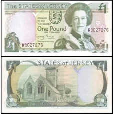 Jersey Ilhas Jersey P-20a Fe 1 Pound 1993 Rainha ♛