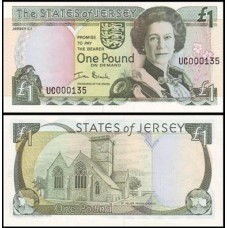 Jersey Ilhas Jersey P-26a Fe 1 Pound 2000 Rainha ♛