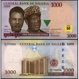 Nigéria P-36a Fe 1.000 Naira 2005
