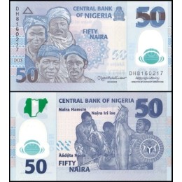 Nigéria P-40o.2 Fe 50 Naira 2025 Polímero