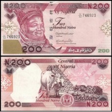 Nigéria P-47c.2 Fe 200 Naira 2024 Sir Ahmadu Bello