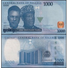 Nigéria P-49c.2 Fe 1.000 Naira 2024 Nigéria P-49c.2 Fe 1.000 Naira 2024