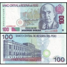Peru P-181 Fe 100 Soles 2006 Jorge Basadre