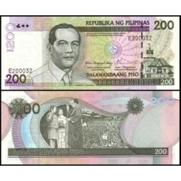 Philippines Filipinas P-195a.1 Fe 200 Piso 2002