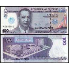 Philippines Filipinas P-221 Fe 100 Piso 2013 Comemorativa Iglesia in Christo