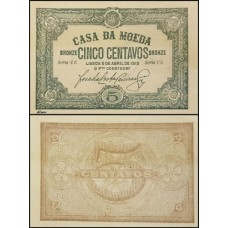 Portugal P-97 Fe 5 Centavos 1918
