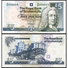 Scotland Escócia P-352c Fe 5 Pounds 1999 Lord Ilay