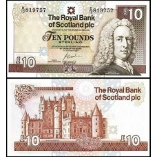 Scotland Escócia P-353b.2 Fe 10 Pounds 2001 Lord Ilay