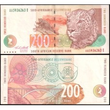 South Africa África do Sul P-127a Sob 200 Rand 1994