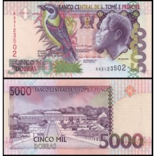 Saint Thomas & Prince São Tomé e Príncipe P-65c Fe 5.000 Dobras 2004 Saint Thomas & Prince São Tomé e Príncipe P-65c Fe 5.000 Dobras 2004