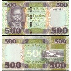 Sudan South Sudão do Sul P-20a Fe 500 Pounds 2024