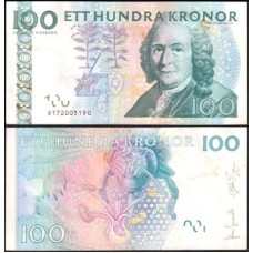 Sweden Suécia P-65c.1 Sob 100 Kronor 2006 Carl von Linné Sweden Suécia P-65c.1 Sob 100 Kronor 2006 Carl von Linné