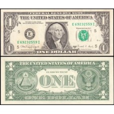 Usa Estados Unidos P-480b S/Fe 1 Dollar 1988A (E) Richmond