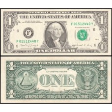 Usa Estados Unidos P-480b Fe 1 Dollar 1988A (F) Atlanta