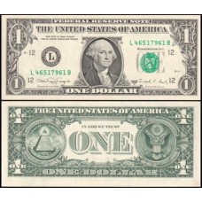 Usa Estados Unidos P-480b Fe 1 Dollar 1988A (L) San Francisco