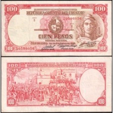 Uruguay Uruguai P-39c.1 Sob 100 Pesos 1939 Uruguay Uruguai P-39c.1 Sob 100 Pesos 1939