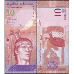 Venezuela P-90a.1 Fe 10 Bolívares Fuerte 2007