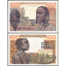 West African States África Ocidental P-2b Sob 100 Francs ND (1959)