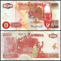 Zâmbia P-37h Fe 50 Kwacha 2009